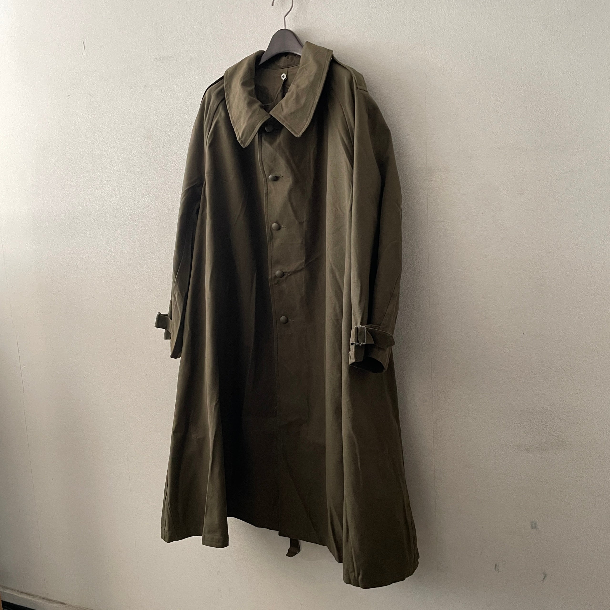 Military coat “France”【フランス軍 M38 モーターサイクルコート】 21112602 | Jacob's Ladder